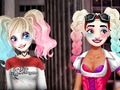 بازی Hair & Makeup Harley Quinn ﯼﻮﯾﺩﻮﺘﺳﺍ  آنلاین