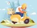 بازی City Scooter Rides ﯽﯾﻮﻣ ﻩﺭﺍ ﯼﺭﺎﮐ ﺖﺒﻨﻣ ﻩﺭﺍ  آنلاین