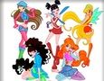 بازی Winx ﻩﺎﮕﺷﺎﺑ ﯼﺰﯿﻣﺁ ﮓﻧﺭ  آنلاین