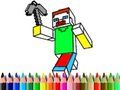 بازی Minecraft Coloring :ﻪﺳﺭﺪﻣ ﻪﺑ ﺖﺸﮔﺯﺎﺑ  آنلاین