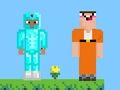 بازی Noob vs Pro 2 ﻥﺍﺪﻧﺯ ﺯﺍ ﺭﺍﺮﻓ آنلاین