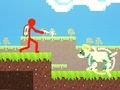 بازی Red Stickman vs Monster School 2 آنلاین