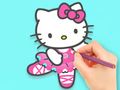 بازی Hello Kitty Dancing :ﯼﺰﯿﻣﺁ ﮓﻧﺭ ﺏﺎﺘﮐ  آنلاین