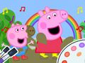 بازی Peppa Pig Muddy Funny :ﯼﺰﯿﻣﺁ ﮓﻧﺭ ﺏﺎﺘﮐ  آنلاین