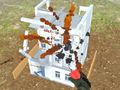 بازی !ﮒﺭﺰﺑ ﻡﻮﺑ Building Smash!  آنلاین