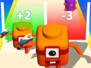 بازی Merge Number Cube: 3 ﯼﺯﺎﺑD Run آنلاین