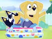 بازی Bluey Dad Baby :ﯽﯾﻮﻣ ﻩﺭﺍ ﯼﺭﺎﮐ ﺖﺒﻨﻣ ﻩﺭﺍ ﻝﺯﺎﭘ  آنلاین