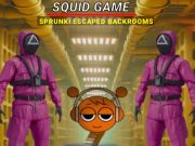 بازی Squid ﯼﺯﺎﺑ Sprunki Escaped Backrooms  آنلاین