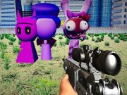 بازی Sprunki Sniper Squid ﯼﺯﺎﺑ  آنلاین