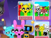 بازی Incredibox Party Frozen Sprunki Beat ﺏﺰﺣ  آنلاین