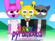 بازی Sprunki Pyramixed: ﯽﻧﺎﺴﻧﺍ ﻪﺨﺴﻧ  آنلاین