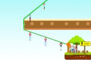 بازی Zipline People ﺪﺑﺎﯾ ﯽﻣ ﺕﺎﺠﻧ  آنلاین