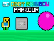بازی 2d Obby Rainbow Parkour  آنلاین