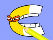 بازی Alphabet Lore C :ﯼﺰﯿﻣﺁ ﮓﻧﺭ ﺏﺎﺘﮐ آنلاین