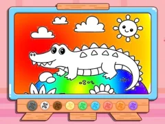 بازی Coloring Book: Crocodile آنلاین
