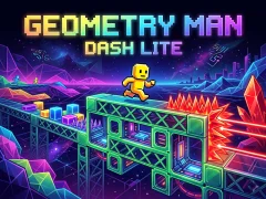 بازی Geometry Man Dash Lite آنلاین