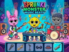 بازی Sprunki Monster Music Beats آنلاین