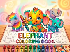 بازی Elephant Coloring Book آنلاین