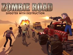 بازی Zombie Road: Shooter with Destruction آنلاین