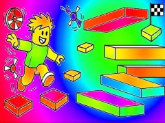 بازی Coloring Book: Roblox Obby Runner آنلاین