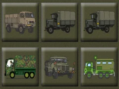 بازی Army Trucks Memory آنلاین