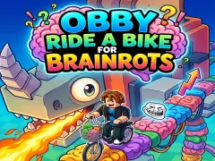 بازی Obby Ride a Bike For Brainrots آنلاین