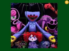 بازی Poppy Huggy Horror Sliding آنلاین