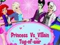 بازی Princess Vs. Villains Tug-of-war آنلاین