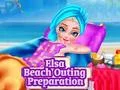 بازی Elsa Beach Outing Preparation آنلاین