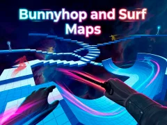 بازی Bunnyhop and Surf Maps آنلاین
