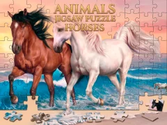 بازی Animals Jigsaw Puzzle Horses آنلاین