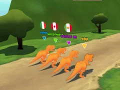 بازی Dinosaur Shifting Run آنلاین