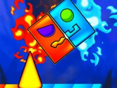 بازی Fire And Water Geometry Dash آنلاین