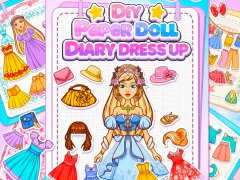 بازی Diy Paper Doll Diary Dress Up آنلاین