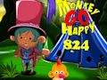 بازی Monkey Go Happy Stage 824 آنلاین
