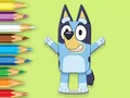 بازی Coloring Book: Happy Bluey آنلاین