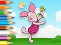 بازی Coloring Book: Piglet Holds Toy Windmill آنلاین