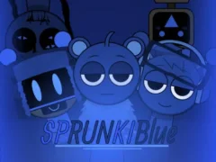 بازی Sprunki Blue Mod آنلاین