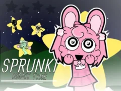 بازی Sprunki Night Time 2 آنلاین