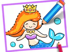 بازی Toddler Drawing: Mermaid آنلاین