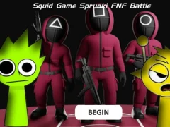 بازی Squid Game Sprunki Fnf Battle آنلاین