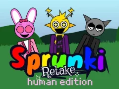 بازی Sprunki Retake: Human Edition آنلاین