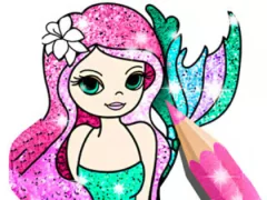 بازی Coloring Book: Little Mermaid آنلاین