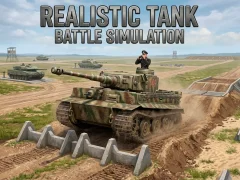 بازی Realistic Tank Battle Simulation آنلاین