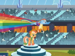 بازی My Little Pony Rainbow Power Equestria Dash آنلاین