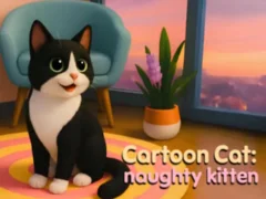 بازی Cartoon Сat: naughty kitten آنلاین