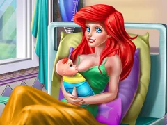 بازی Princess Mermaid Mommy Birth آنلاین
