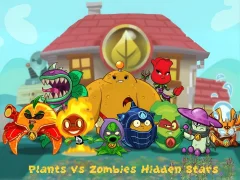 بازی Plants Vs Zombies Hidden Stars آنلاین