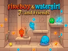 بازی Fireboy & Watergirl 7: and Friends آنلاین