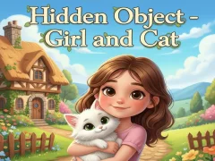 بازی Hidden Object - Girl and Cat آنلاین